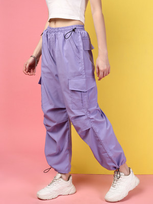 Kaali Peeli Regular Fit Women Purple Trousers
