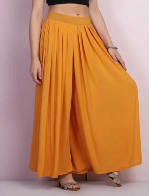 FASHIONFREEDOM Relaxed Women Yellow Trousers