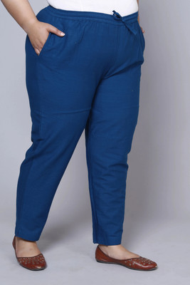 Prin Fashion House Regular Fit Women Blue Trousers