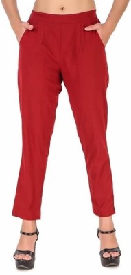 JYOTIKA FASHION Regular Fit Women Red Trousers