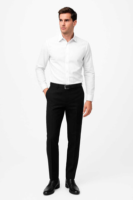 House of Fashion Regular Fit Men Black Trousers