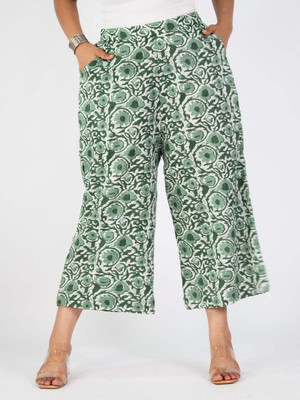 LetsDressUp Relaxed Women Green Trousers