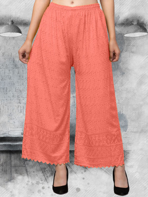 FamBee Relaxed Women Orange Trousers