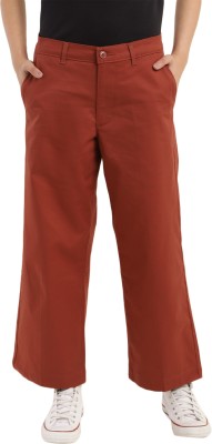 LEVI'S Relaxed Women Brown Trousers