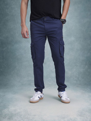 Roadster Regular Fit Men Blue Trousers
