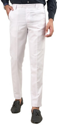 VXnine Regular Fit Men White Trousers