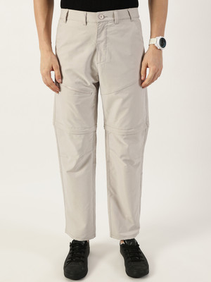 THOMAS SCOTT Straight Fit Men Grey Trousers