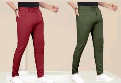 chirag enterprises Comfort Fit Men Multicolor Trousers