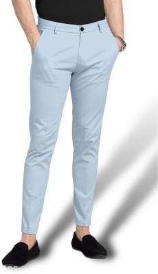 Kishan creation Regular Fit Men Light Blue Trousers