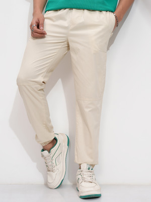 HIGHLANDER Slim Fit Men Green Trousers