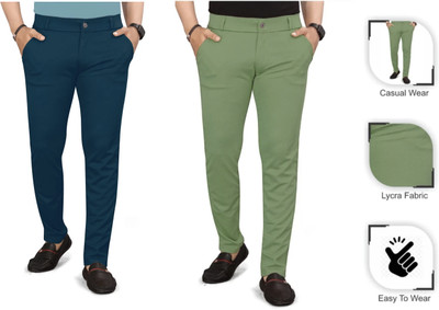 ynam Regular Fit Men Multicolor Trousers
