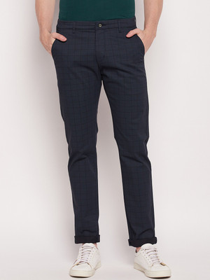 CANTABIL Regular Fit Men Blue Trousers