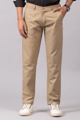 poswal Regular Fit Men Khaki Trousers