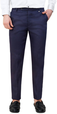 french crown Regular Fit Men Blue Trousers