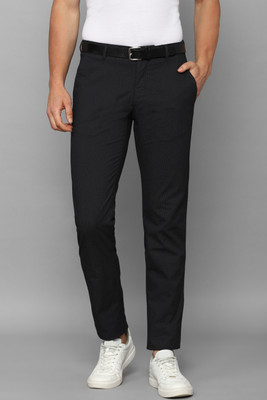 Louis Philippe Sport Tapered Men Grey Trousers