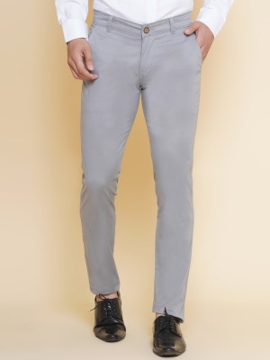 Le Mec Regular Fit Men Grey Trousers