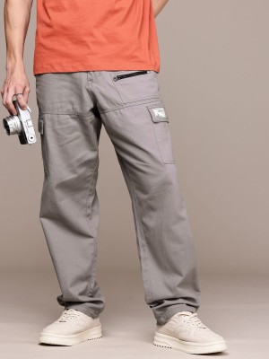 Roadster Regular Fit Men Brown Trousers