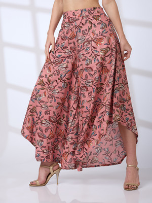 Globus Flared Women Pink Trousers