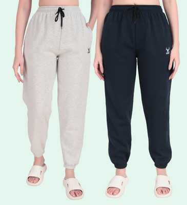 GAA Regular Fit Women Grey, Dark Blue Trousers