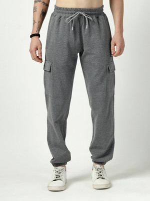 Unifringe Athletic Fit Men Grey Trousers
