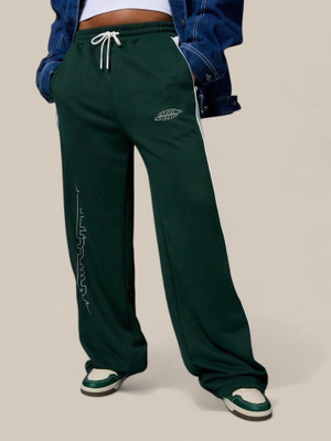 Tabadtod Loose Fit Women Green Trousers