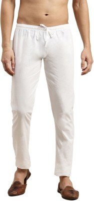 Ramraj Cotton Regular Fit Men White Trousers