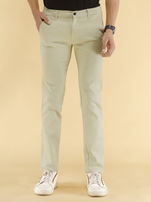 Y-MEN Regular Fit Men Green Trousers