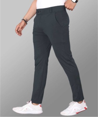 We Perfect Regular Fit Men Grey Trousers