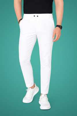 METRONAUT Regular Fit Men White Trousers