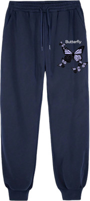 Shayash Solid Women Dark Blue Track Pants