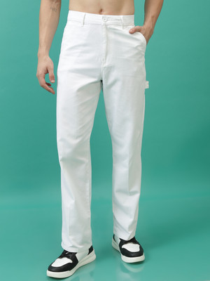 HIGHLANDER Regular Fit Men White Trousers