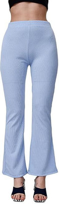 Fabtrone Apparel Regular Fit Women Light Blue Trousers