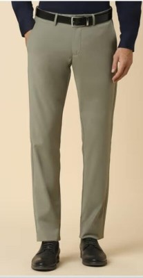 SREY Slim Fit Men Beige Trousers