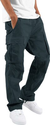 EyeBogler Regular Fit Men Grey Trousers
