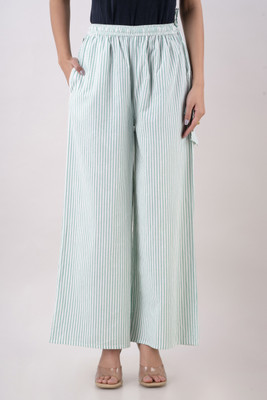 KANCHUK Flared Women Multicolor Trousers