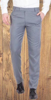 Kurus Slim Fit Men Blue Trousers