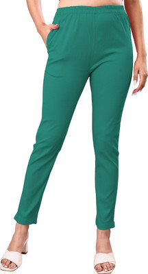 NEXSUS APPARELS Light Green Jegging(Solid)