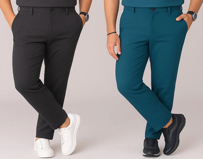 ynam Regular Fit Men Multicolor Trousers