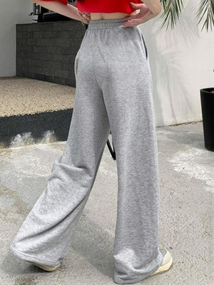 Lakhpati Loose Fit Women Grey Trousers