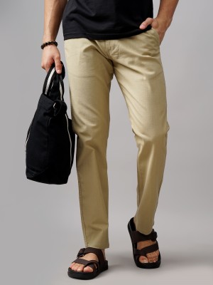 Paul Street Straight Fit Men Khaki Trousers