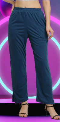 The Unicharm Regular Fit Women Light Blue Trousers