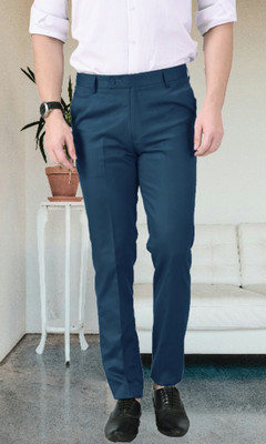 AD & AV Regular Fit Men Grey Trousers
