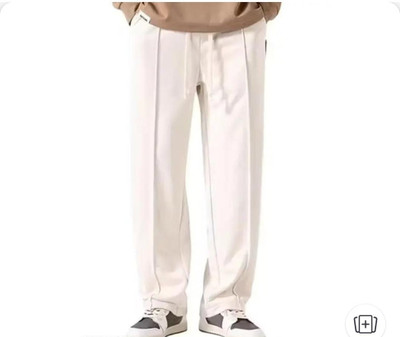VANSH FASHION Loose Fit Men Cream Trousers