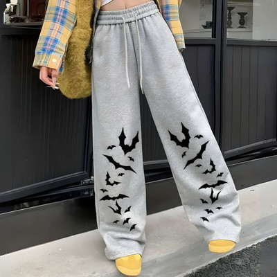 SIXTEENLINES Graphic Print Women Grey Track Pants