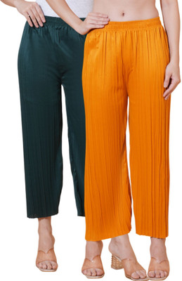 Kintu Parantu Regular Fit Women Multicolor Trousers