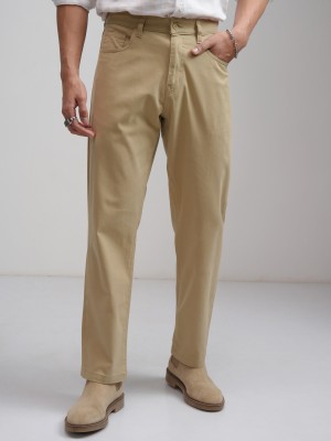 HIGHLANDER Relaxed Men Brown Trousers