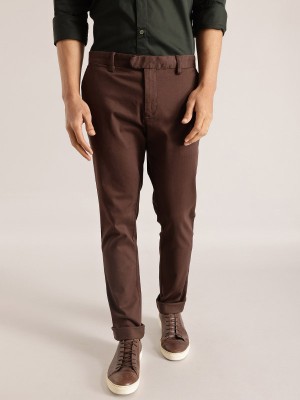 INDIAN TERRAIN Tapered Men Brown Trousers