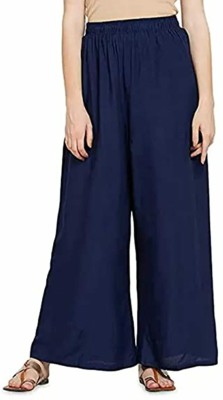 Boutique Ever Flared Women Blue Trousers