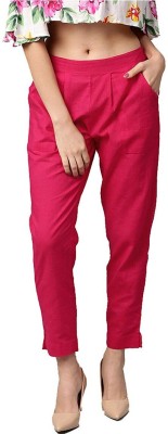 Pittra4ever Regular Fit Women Pink Trousers