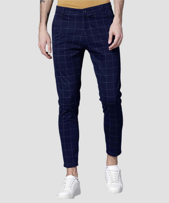 FUBAR Slim Fit Men Blue Trousers